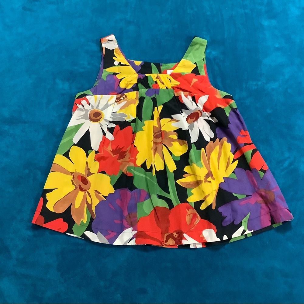 See by Chloe Silk Cotton Multicolor Sleeveless Blouse